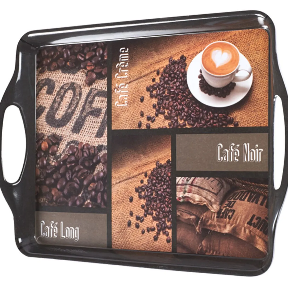 Plateau design Café poignées^Gifi