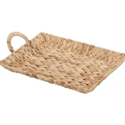 Plateau en jacinthe tressé naturel^Gifi Sale