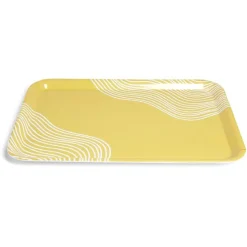 Plateau mélaminé jaune 45,2x31,4x2cm^Gifi