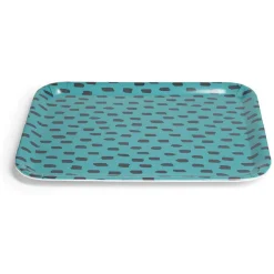 Plateau mélaminé vert 28,7x21,7x1,5cm^Gifi Discount