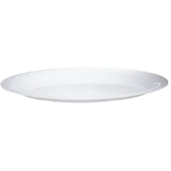 Plateau ovale plastique blanc^Gifi Outlet