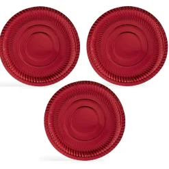 Plateau présentation carton rouge métallisé x3^Gifi Outlet