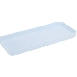 Sale Gifi Plateau rectangulaire bleu plastique 26x11xH2cm