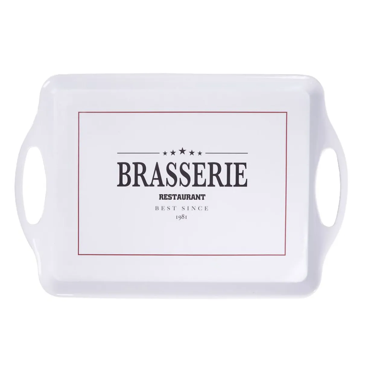 Plateau rectangulaire brasserie restaurant blanc 34x50,5cm^Gifi Sale