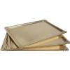 Plateau rectangulaire doré en carton x3^Gifi Clearance