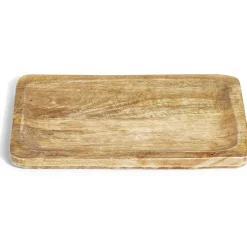 Plateau rectangulaire en bois 30x20x1,5cm^Gifi