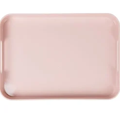 Plateau rectangulaire mélamine rose^Gifi Outlet