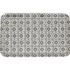 Plateau rectangulaire mélamine design carreaux de ciment gris^Gifi Discount