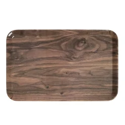 Plateau rectangulaire mélaminé effet bois naturel 19x30cm^Gifi Clearance