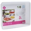Plateau rectangulaire plastique blanc 3L^Gifi New