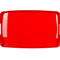 Plateau rectangulaire rouge^Gifi Outlet