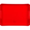 Plateau rectangulaire rouge^Gifi Clearance