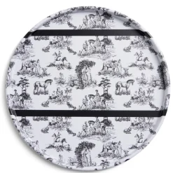 Plateau rond acier Ø23cm - 2 modèles^Gifi Online