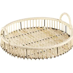 Plateau rond finition bois naturel^Gifi Sale