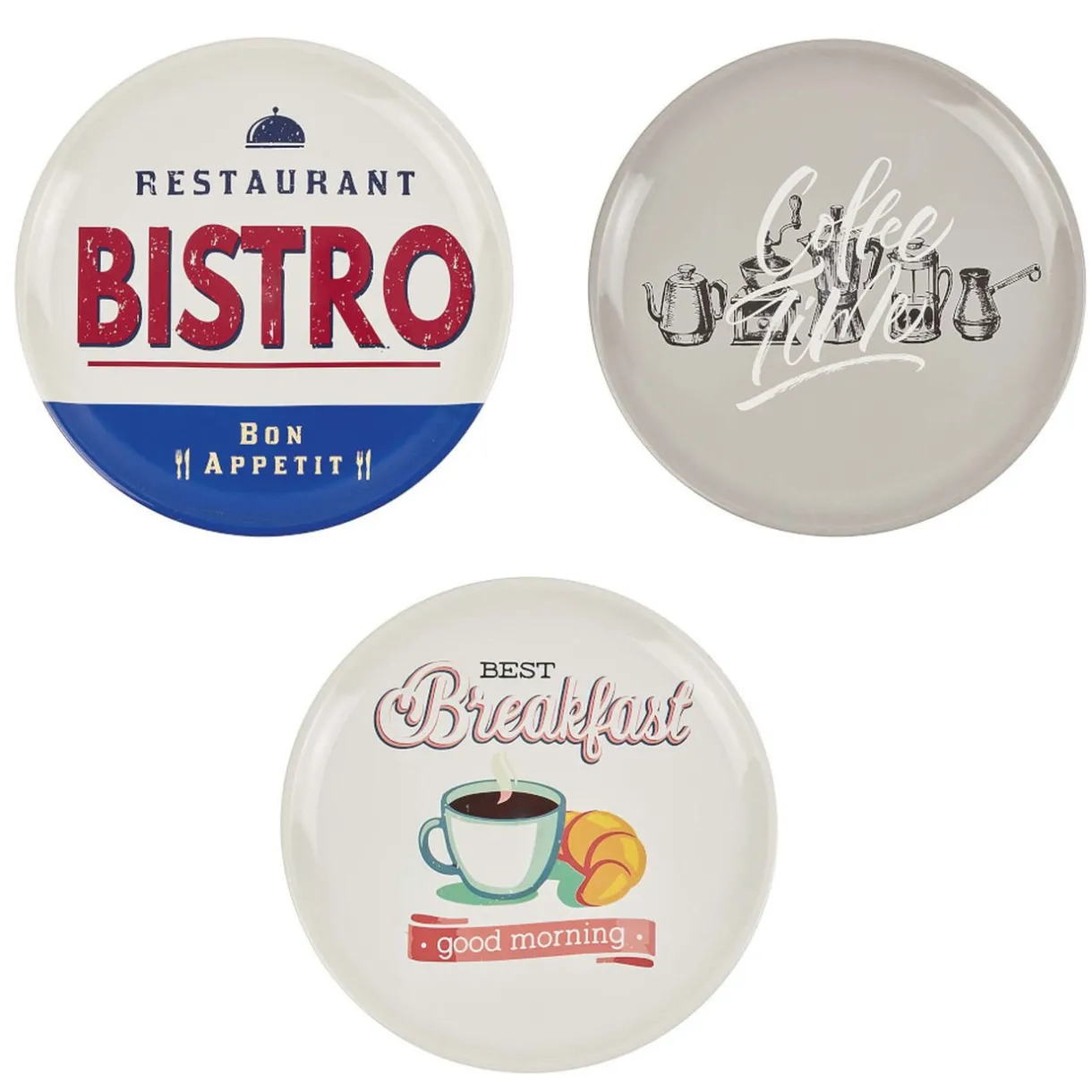 Plateau rond style vintage^Gifi Hot