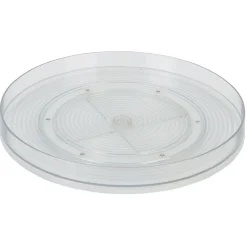 Plateau rotatif en plastique transparent - Ø29,4xH4cm^Gifi Best