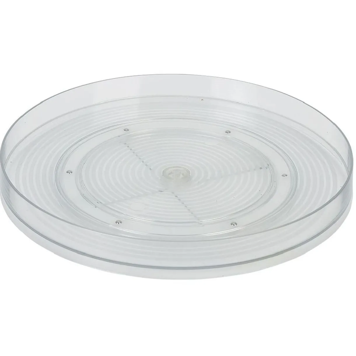 Plateau rotatif en plastique transparent - Ø29,4xH4cm^Gifi Best