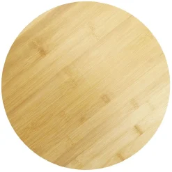 Plateau tournant en bambou naturel Ø35cm^Gifi Best