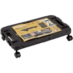 Outlet Gifi Plateforme sur roulettes noir