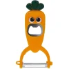 Éplucheur décapsuleur forme carotte orange L13,5cm^Gifi Online