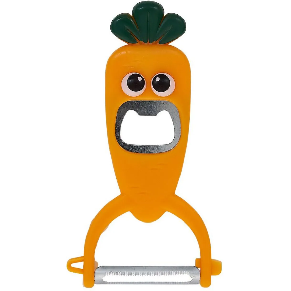 Éplucheur décapsuleur forme carotte orange L13,5cm^Gifi Online
