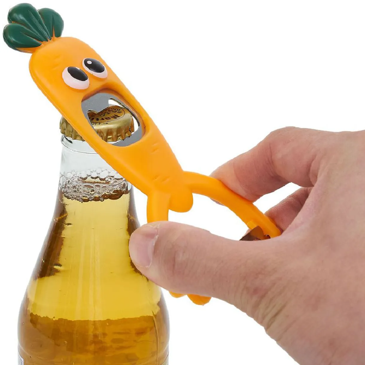 Éplucheur décapsuleur forme carotte orange L13,5cm^Gifi Online