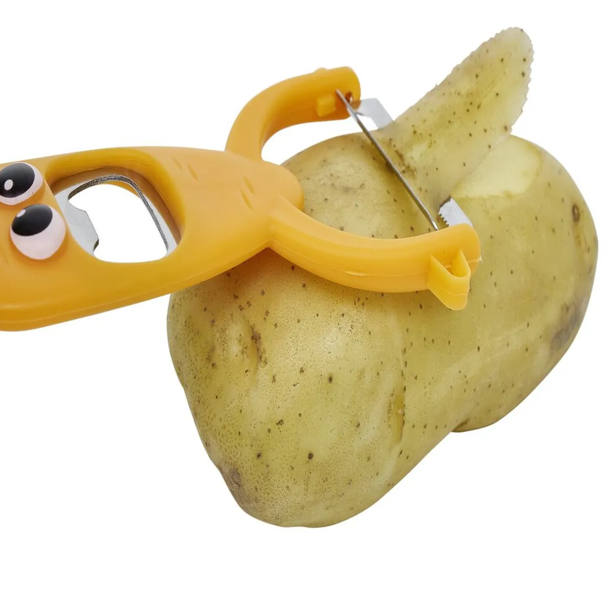 Éplucheur décapsuleur forme carotte orange L13,5cm^Gifi Online