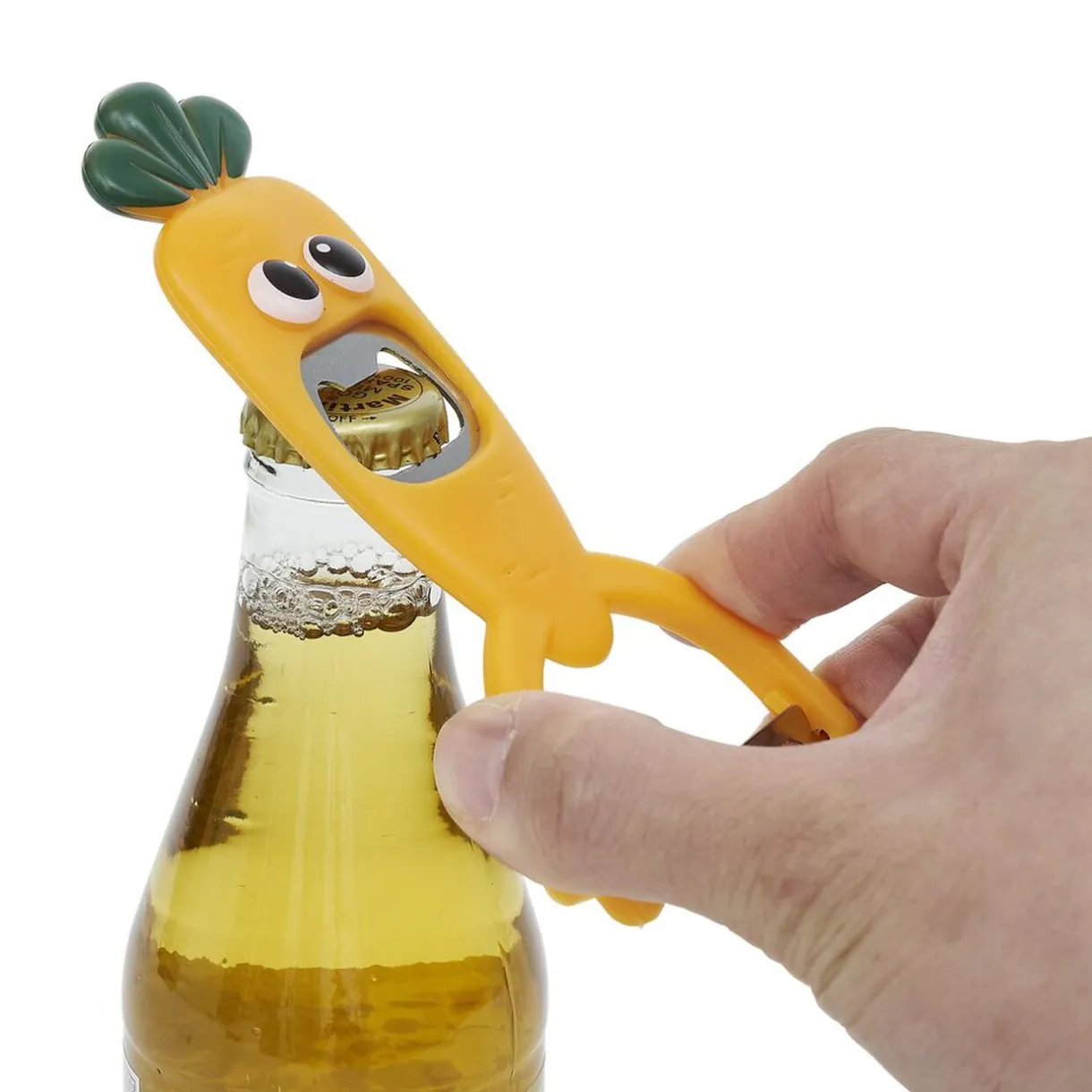 Éplucheur décapsuleur forme carotte orange L13,5cm^Gifi Online