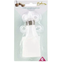 Poche à douille 5 embouts blanc et gris^Gifi New