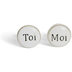 New Gifi Poignée de meuble en céramique x2