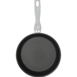 Poêle anti adhérente acier émaillé noir et blanc Ø24cm^Gifi Clearance