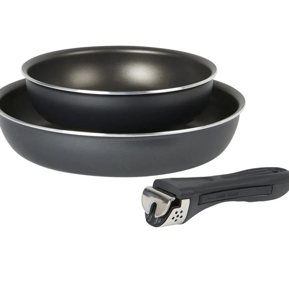 Poêle anti adhérente grise x2^Gifi Clearance