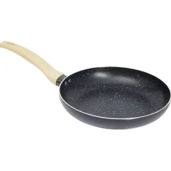 Poêle antiadhérente poignée soft touch beige et noir Ø24cm^Gifi Discount