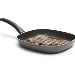 Poêle grill antiadhésif 26 cm noir^Gifi