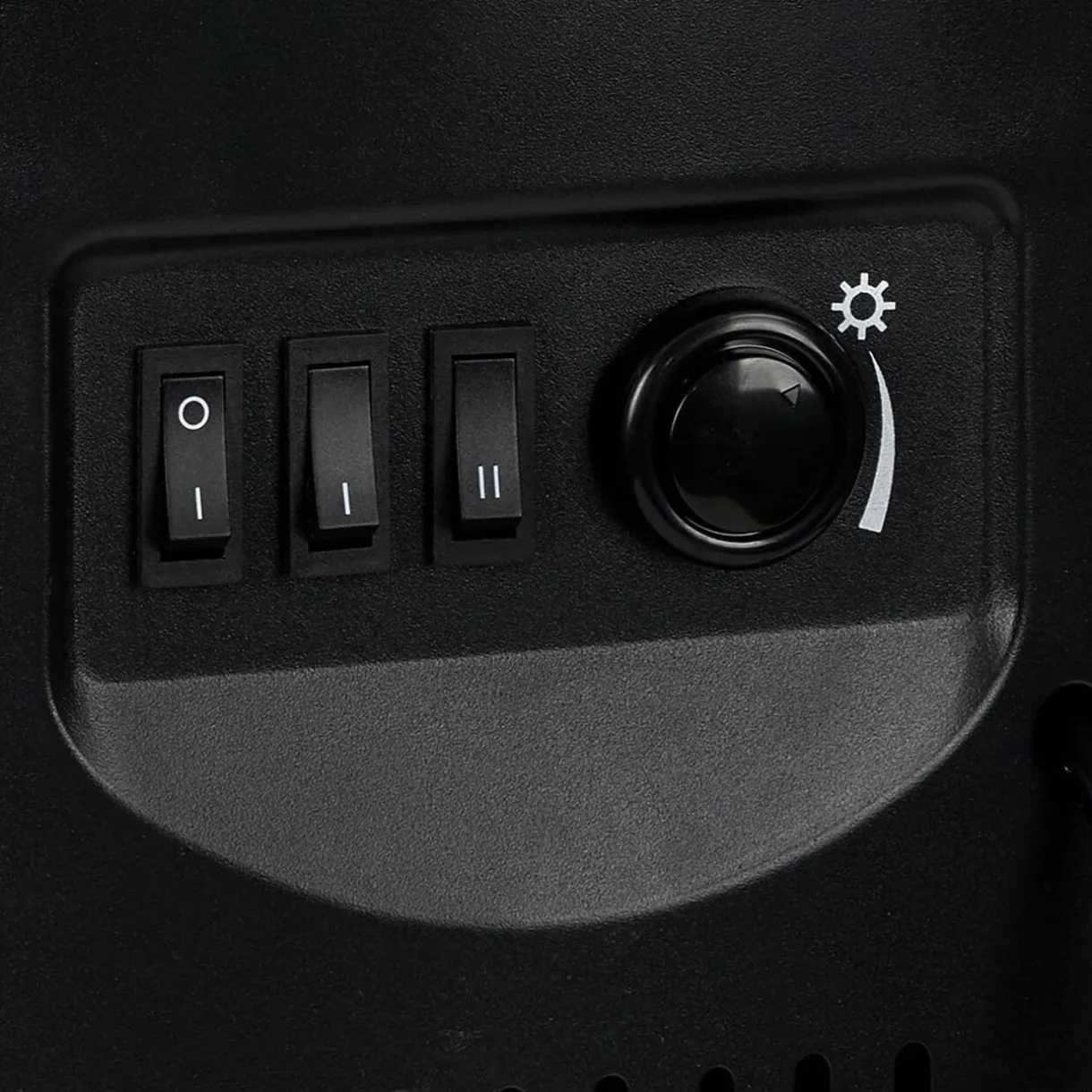 Gifi Poêle soufflant 2en1 Homday déco effet flamme