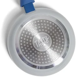 Poêle tous feux Ø24cm aluminium gris et bleu^Gifi Discount