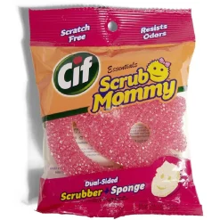 Nettoyage Et Entretien|Gifi Éponge Cif Scrub Mommy rose