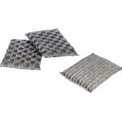 Nettoyage Et Entretien|Gifi Éponge grattoir gris x3