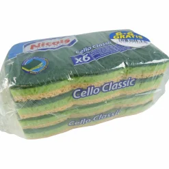 Nettoyage Et Entretien|Gifi Éponge jaune et verte x12