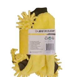 Nettoyage Et Entretien|Gifi Éponge lavage voiture 2en1 Dunlop microfibre chenille jaune