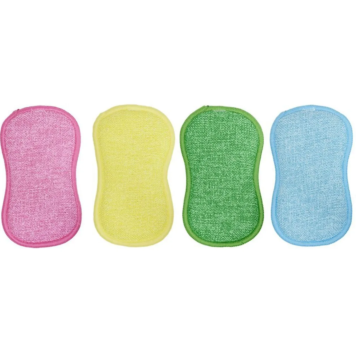 Nettoyage Et Entretien|Gifi Éponge microfibre multicolore x4 - 16x9cm
