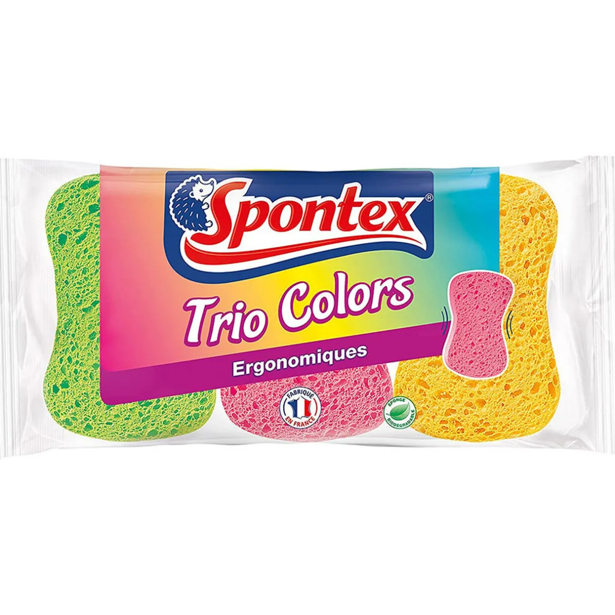 Nettoyage Et Entretien|Gifi Éponge trio colors Spontex x 3