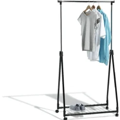 Rangement|Gifi Portant à roulettes pliant hauteur extensible