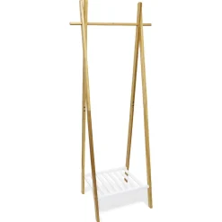 Rangement|Gifi Portant bambou avec étagère pour accessoires 64x44xH160cm