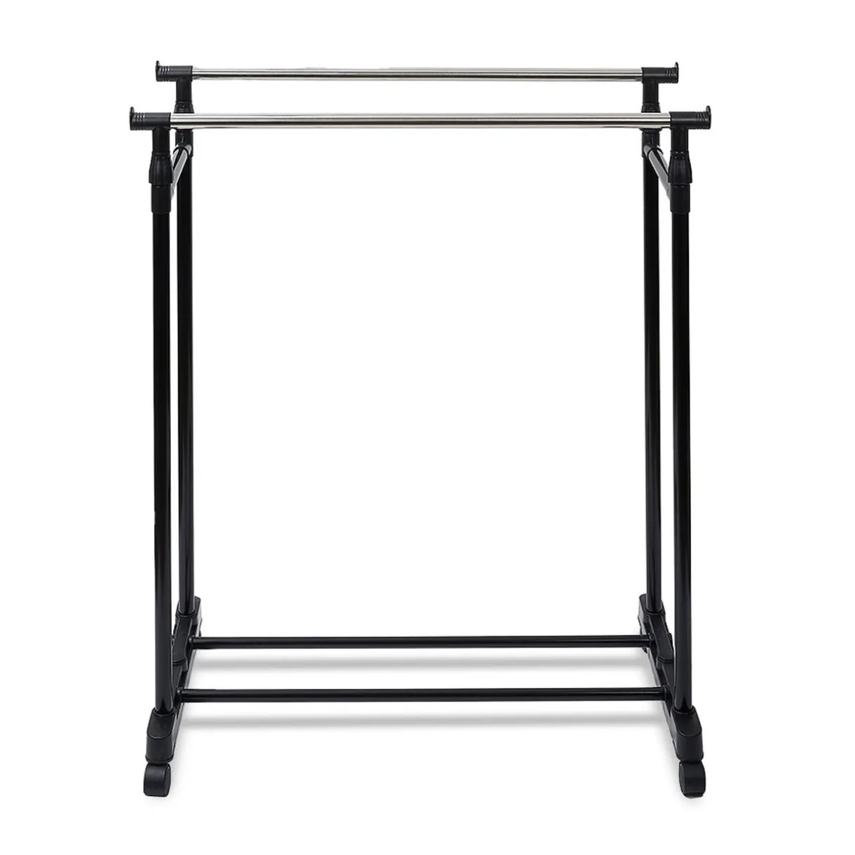 Rangement|Gifi Portant double en métal L80xl42xH95/165 cm