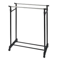 Rangement|Gifi Portant double en métal L80xl42xH95/165 cm