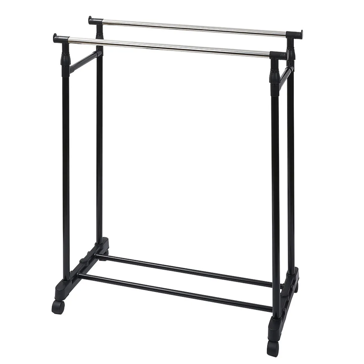 Rangement|Gifi Portant double en métal L80xl42xH95/165 cm