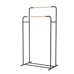 Rangement|Gifi Portant double métal noir L70xl50xH50cm