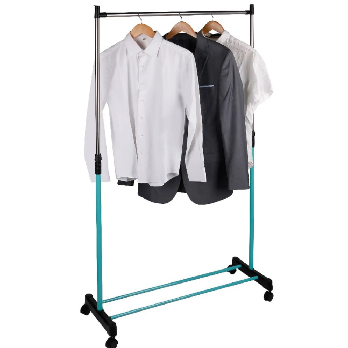 Rangement|Gifi Portant simple à roulettes L. 96 cm