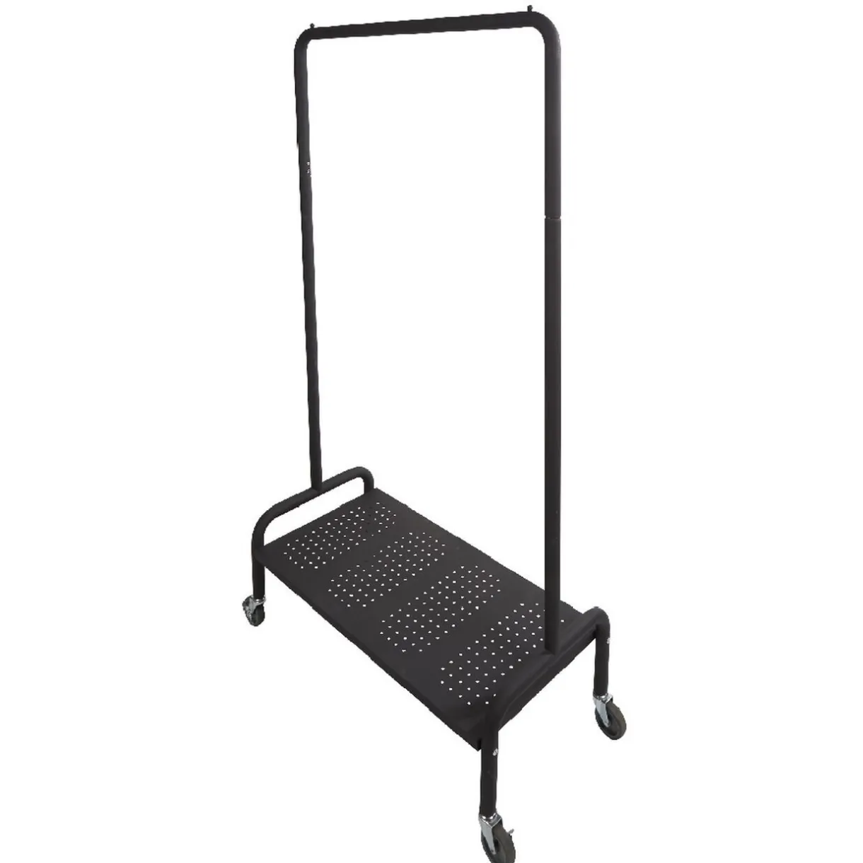 Rangement|Gifi Portant tube noir avec étagère